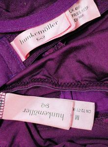 Burgundy humkemoller lingerie set