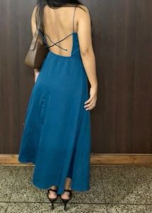 Teal Blue Maxi Dress