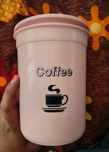 Set of 3 Pink Kitchen Canisters