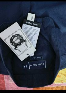 Men Formal Cotton Shirt with tie