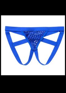 Blue mesh jockstrap