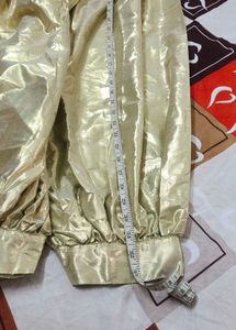 Shiny Golden afghani salwar