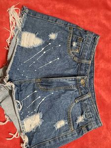 denim shorts