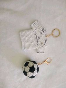 Handmade Basketball Keychain⚽🏈