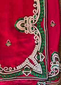 Heavy Embroidered Saree