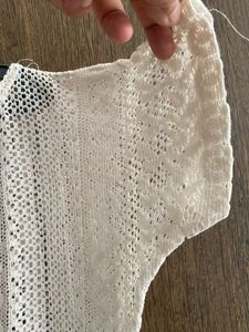 Sheer Lace Crop Top