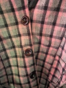 Chic Plaid Belted Jacket