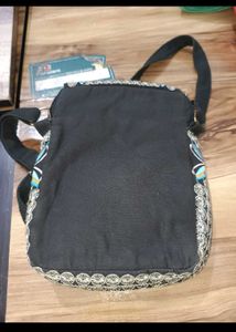 Embroidered Pouch Bag