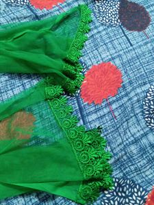 Green Lace Trim Fabric by 1 get one free