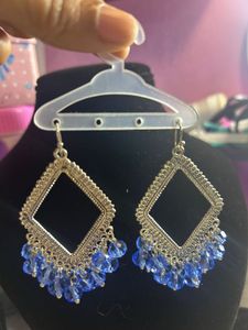 Boho Blue Dangle Earrings