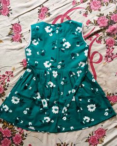 Charming Floral Print Dress for Girls