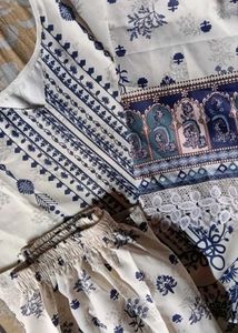 Art Silk Kurti Set (3-Piece)