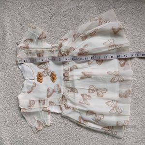 Adorable Butterfly Print Dress for Girls