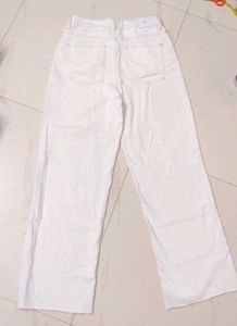 White Wide Leg Jeans