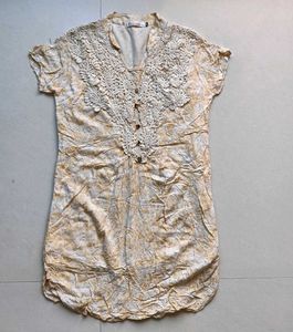 Yellow Short Kurta