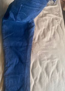 Dark Blue Denim Jeans