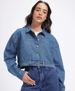 Cropped Denim Jacket