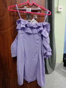 Ruffled Off-Shoulder dress