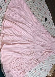 Pink Stripe Cotton Maxi Dress 🌸