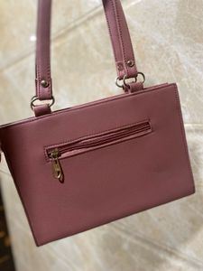 Chic Muave Pink Small Handbag