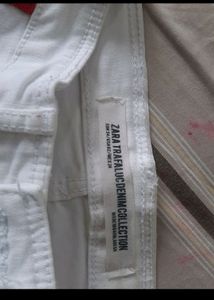 New Kid's Girls White Zara Jeans