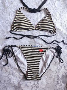 Striped Adidas Bikini Set