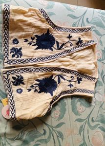Embroidered Ethnic Vest/Blouse