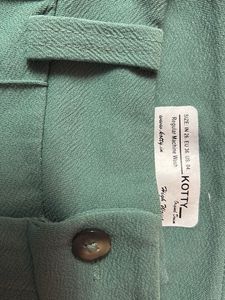 Stylish Mint Green High-Waisted Pants