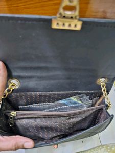 Chic Quilted Black Clutch Bag