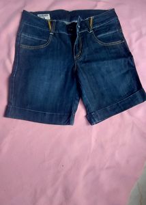 Blue Denim Shorts