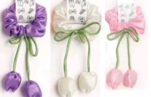 Cute Flower Scrunchie Set pack of 3