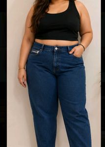 Plus Size Blue Jeans Denim