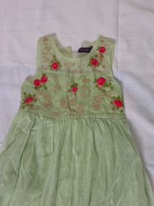 Beautiful Embroidered Party Gown for Girls