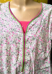 Beautiful Floral Print Kurta Frock