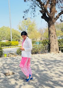 Pink Bandhani Kurta Set