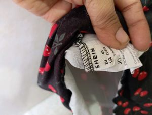 Shein Cherry Print Bodycon Dress