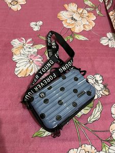 Cute Polka Dot Mini Suitcase Bag