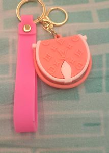 LV inspired mini bag keychain