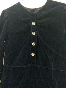Luxury Velvet Korean Style Dress