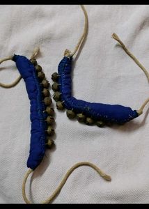 Blue Ghungroo Anklets with Bells