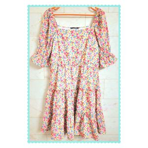 Floral Tiered Dress