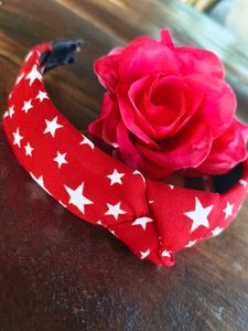 Red Star Padded Headband