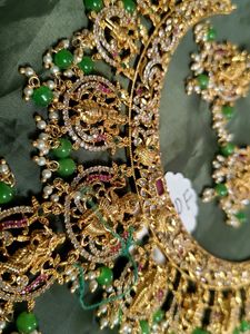 Elegant Gold-Plated Indian Jewelry Set