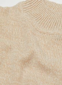 H&amp;M Cute Mock Neck Knit Sweater - Beige