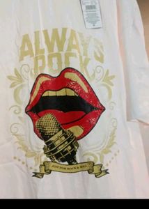 SHEIN White Graphic T-Shirt
