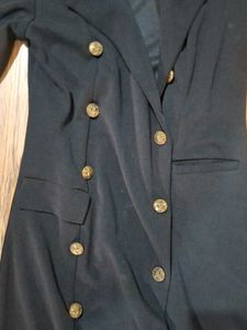 Double-Breasted Blazer Dress