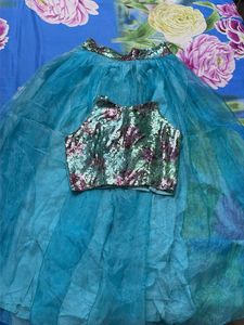 Sparkling Sequin Lehenga Choli Set