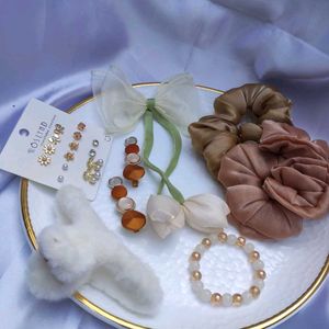 🤍 White Hair Accessories 🤍
