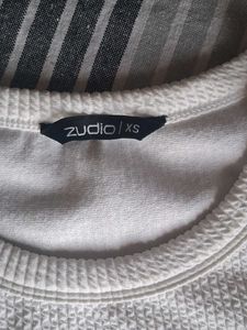 Textured White T-Shirt