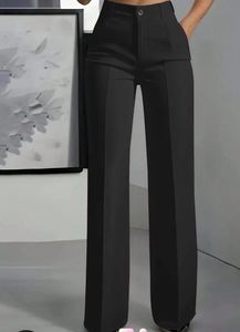 Classic Black Straight Formal Pants